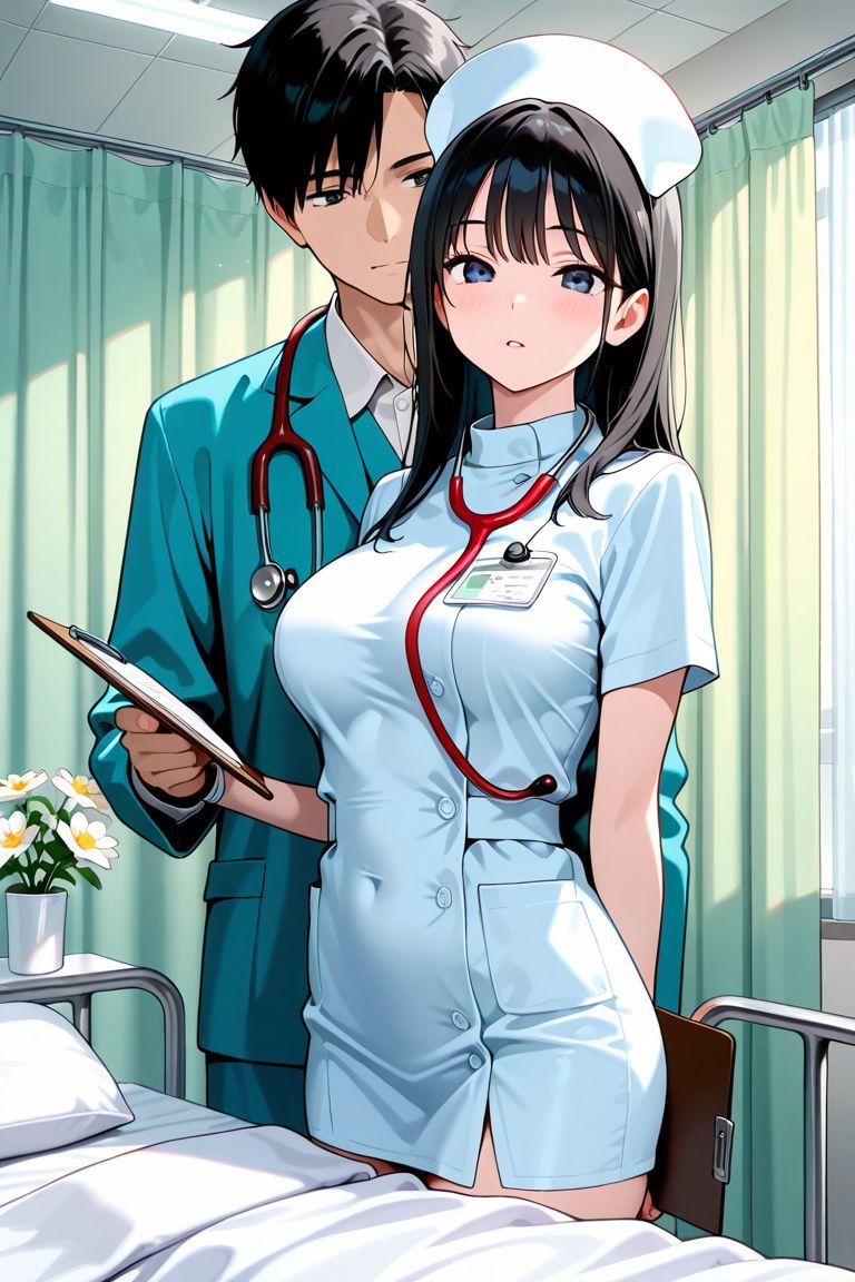 痴女ナースの特別な処理 - サンプル画像 1