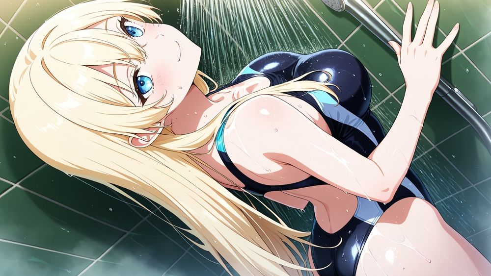 褐色コーチが金髪＆緑髪爆乳競泳美女を種付け調教【4K】【FANZA専売】 - サンプル画像 6