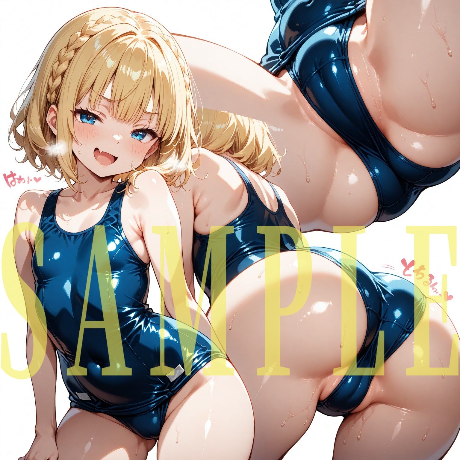 レトロ水着キャラクターコレクション（Sサイズ）Vol.01 - サンプル画像 1