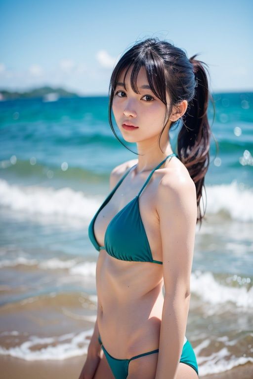 AI美女写真集「夏！ビキニ」No.8 - サンプル画像 1