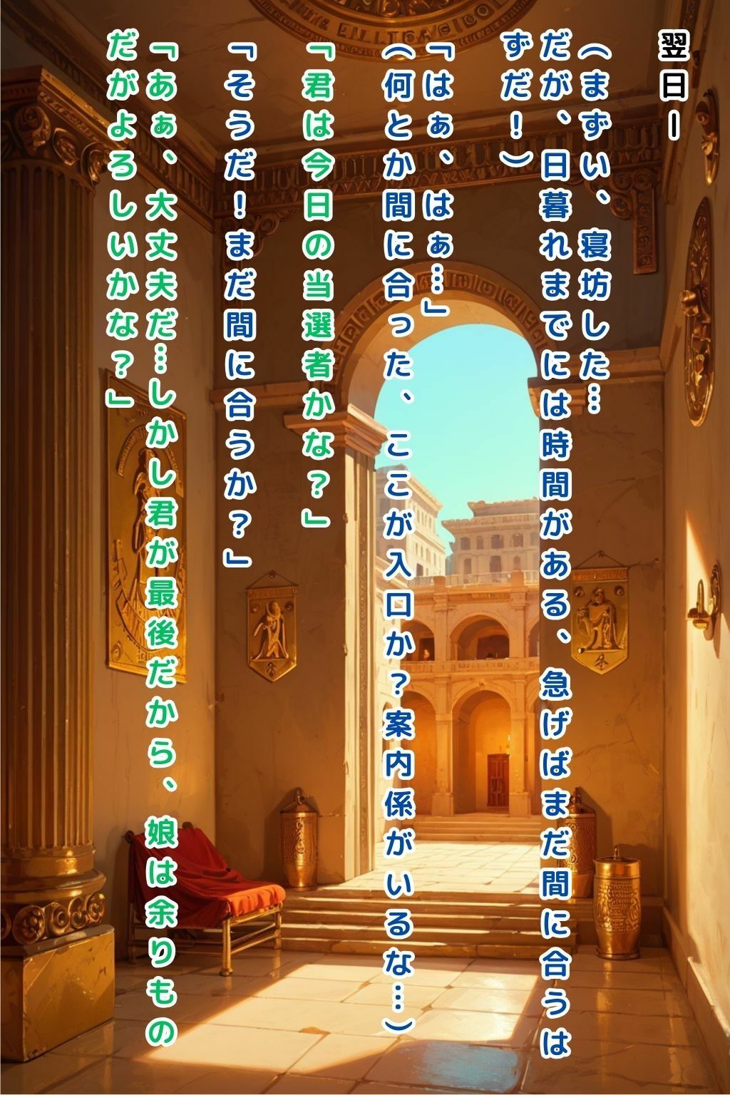 古代ローマの公衆性処理場〜ゲルマン人少女との出会い〜【セリフ付き本編23P】 - サンプル画像 2