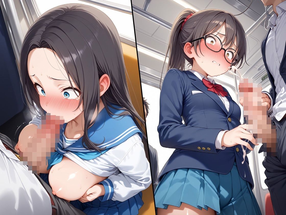 痴〇集団にイカされちゃう制服娘2 - サンプル画像 3