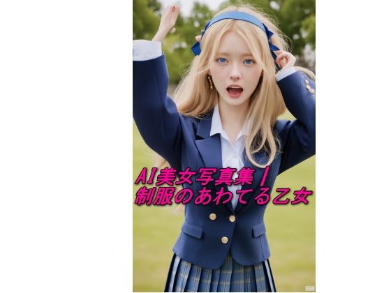 AI美女写真集┃制服のあわてる乙女