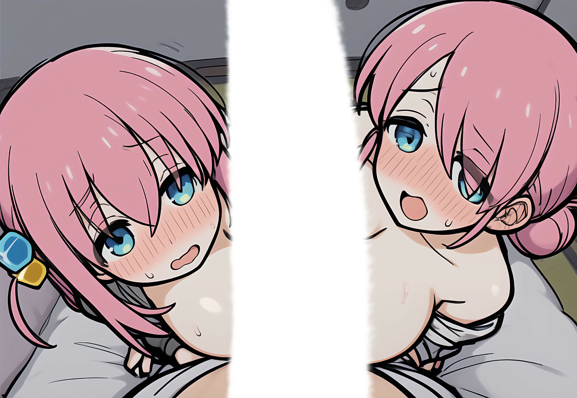 ピンク髪親子の性事情 - サンプル画像 2