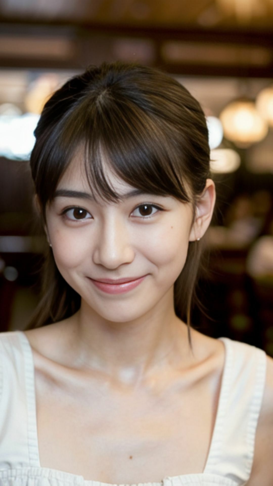 親の飲食店を手伝っていそうないいこがにじみでているかわいいかわいい看板娘 - サンプル画像 10