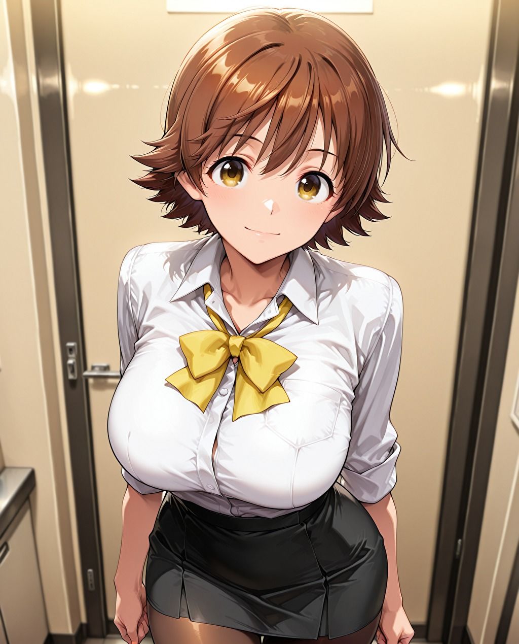 巨乳OL本多さん - サンプル画像 1