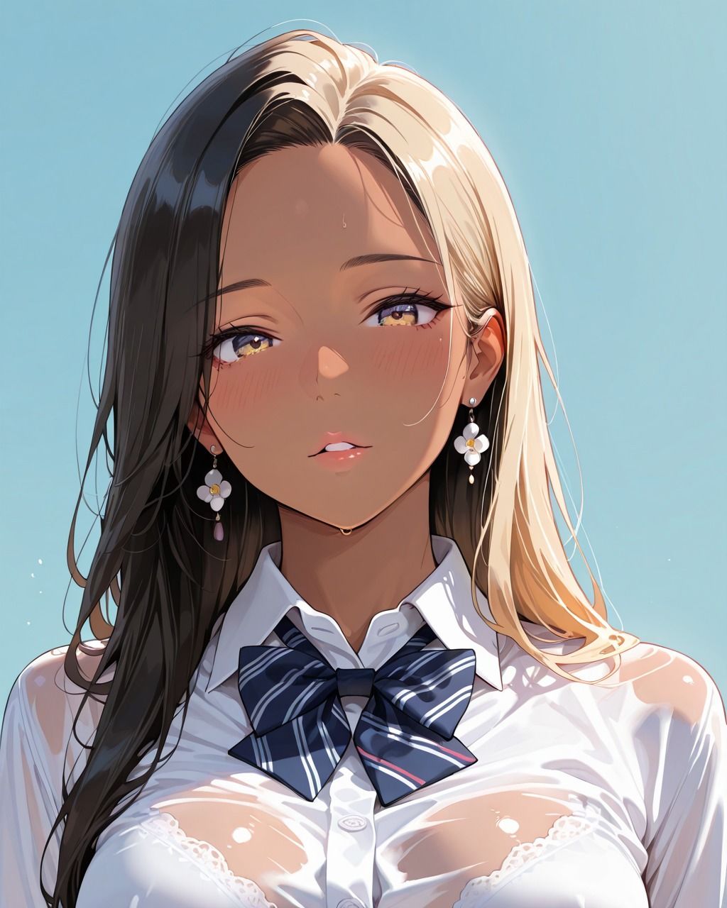 クラスの性処理係  生意気な黒ギャル編 - サンプル画像 1