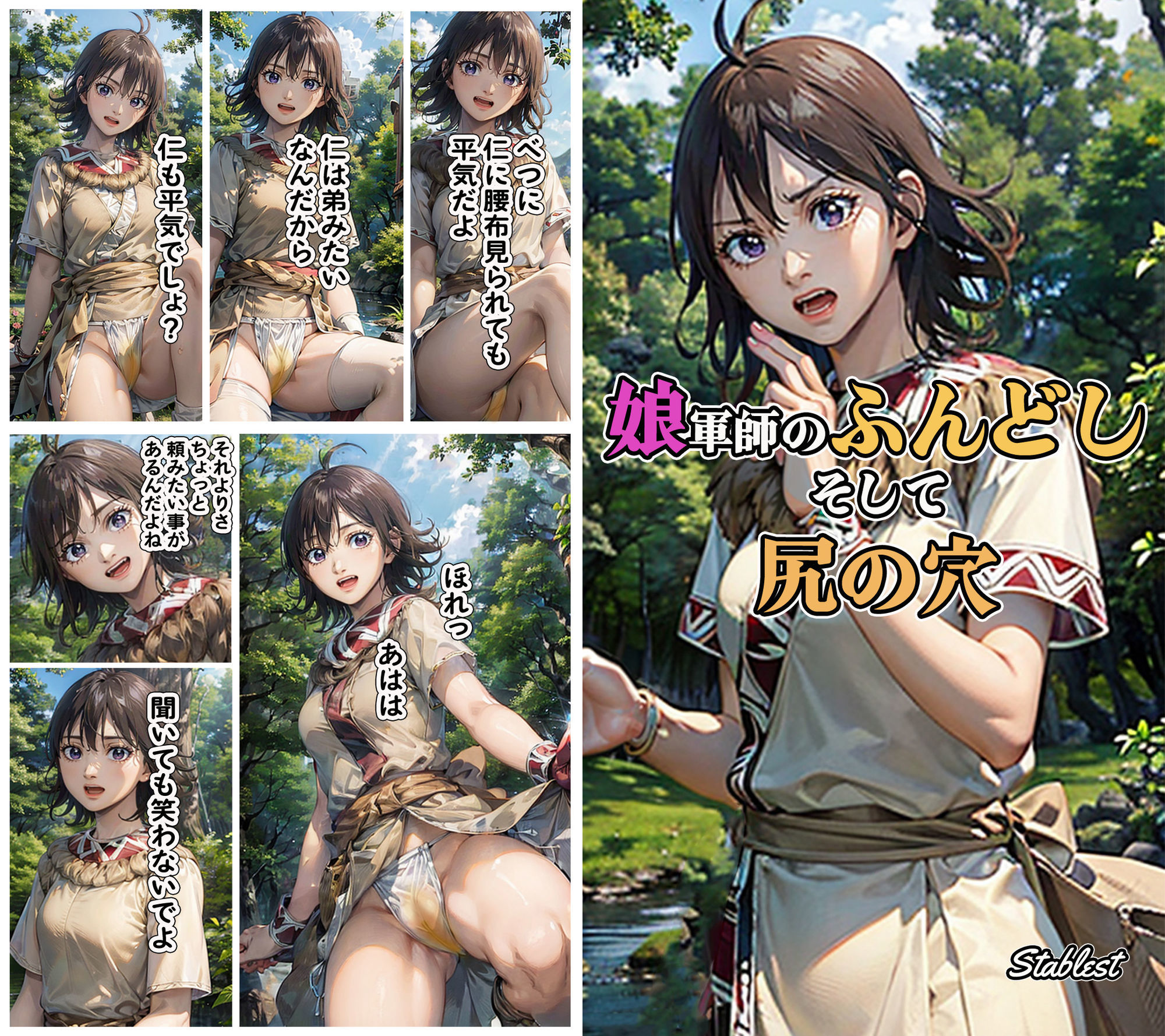 娘軍師のふんどしそして尻の穴 - サンプル画像 1