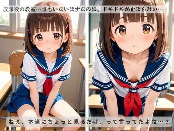 放課後の教室で…ひよりちゃんの秘密レッスン（はーと） - サンプル画像 2