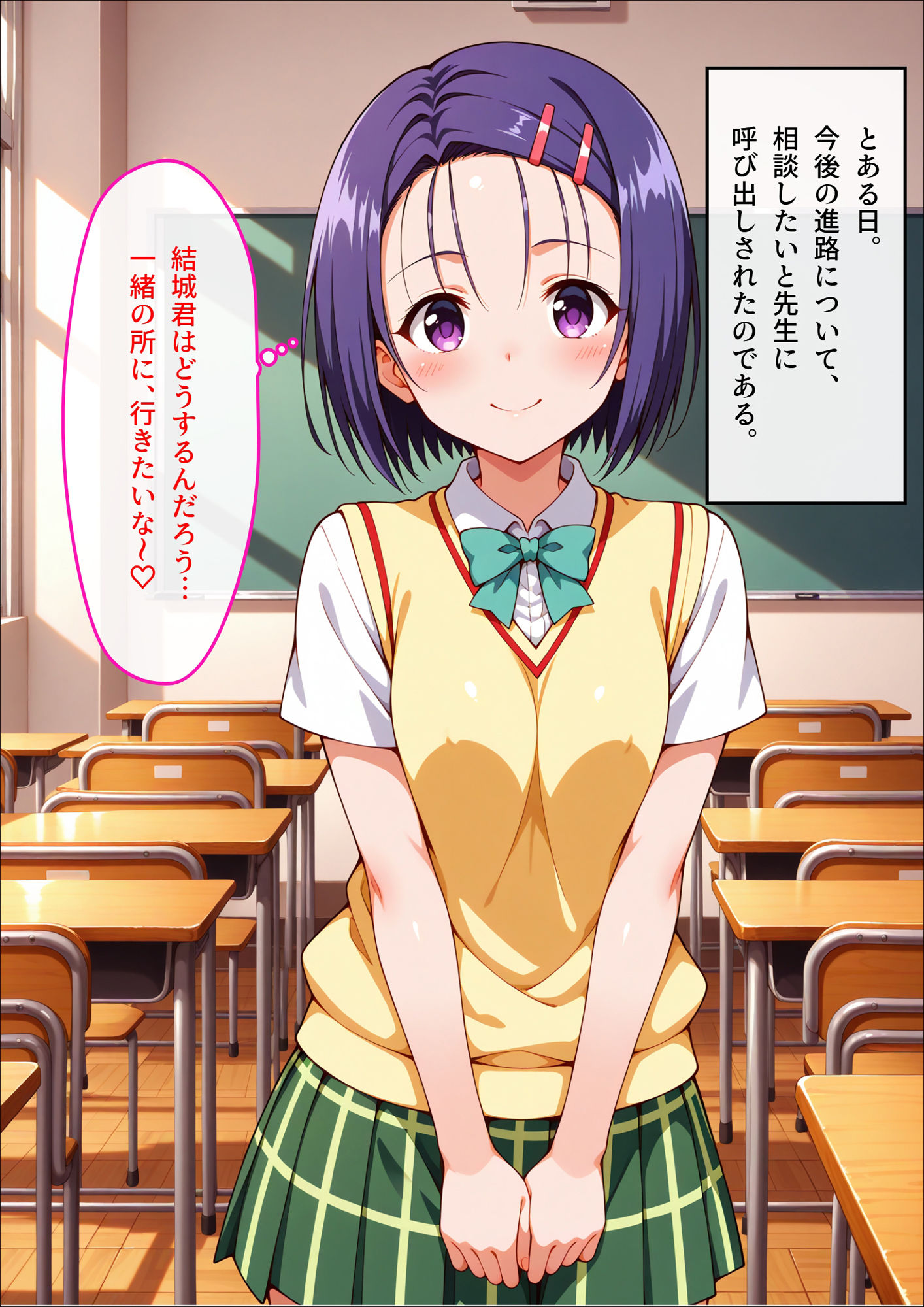 先生にハメられた春菜ちゃん - サンプル画像 1