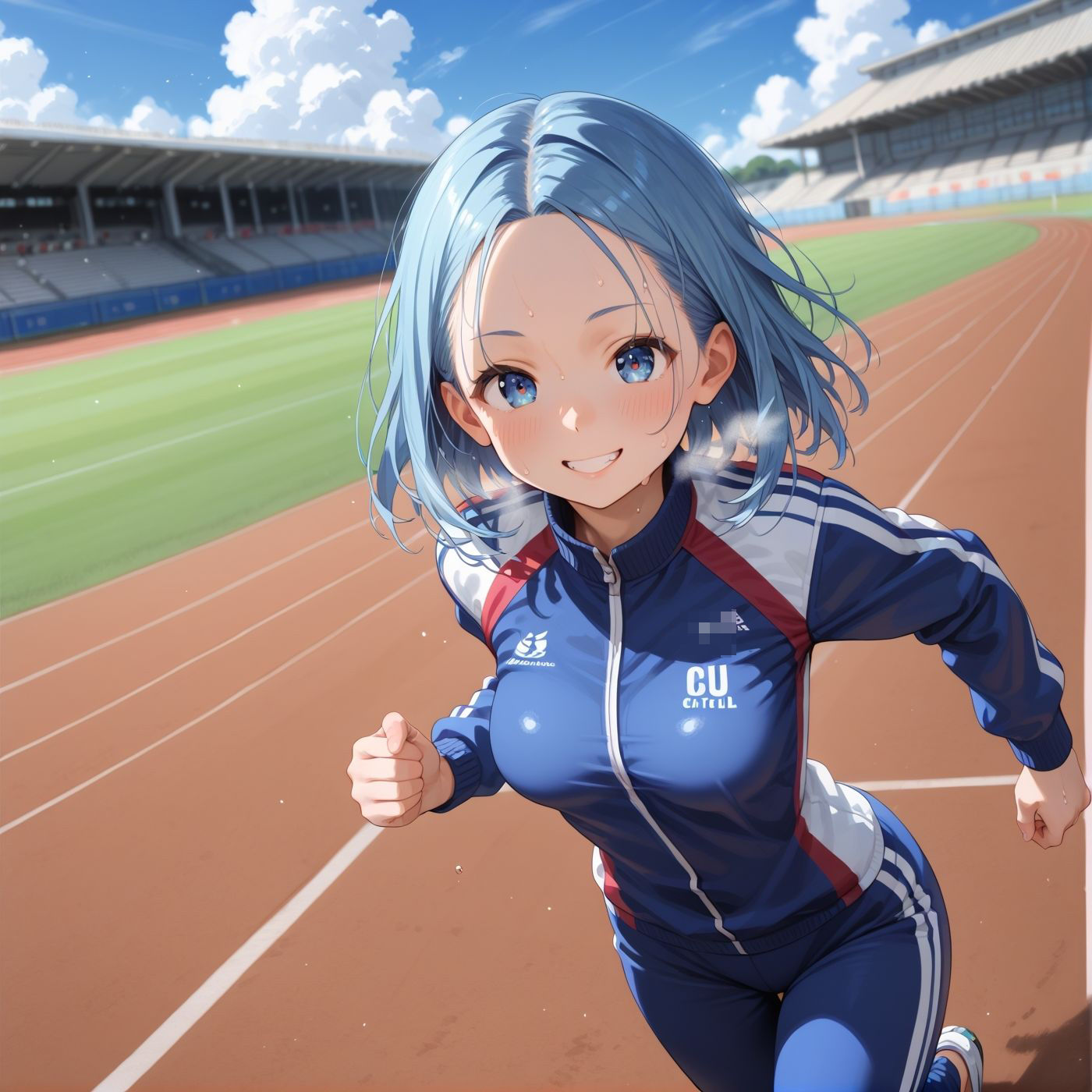 学園性活！クールダウンに手伝って！陸上部 vol.7【運動着美少女の厳選CG211枚収録】 - サンプル画像 7