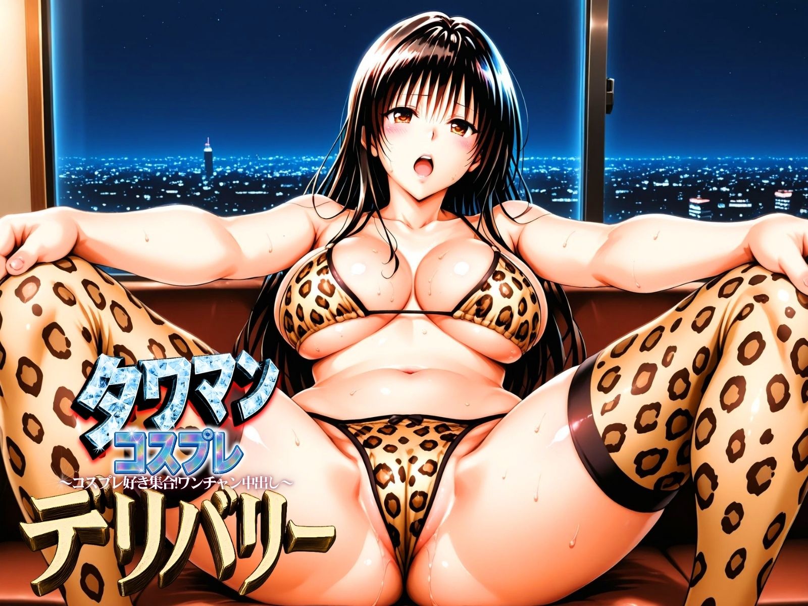 タワマンコスプレデリバリー 〜コスプレ好き集合！ワンチャン中出し〜 HARUNA＆YUI - サンプル画像 1