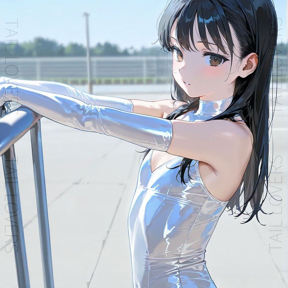ツヤスベ衣装のレースクイーン｜satin race queen【219枚＋50秒moive】 - サンプル画像 2