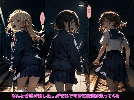 痴●電車に乗った女子校生が狙われる - サンプル画像 8