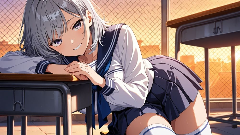 羞恥に震える清純爆乳アイドル！二人同時種付け飼育レッスン【4K】 - サンプル画像 5