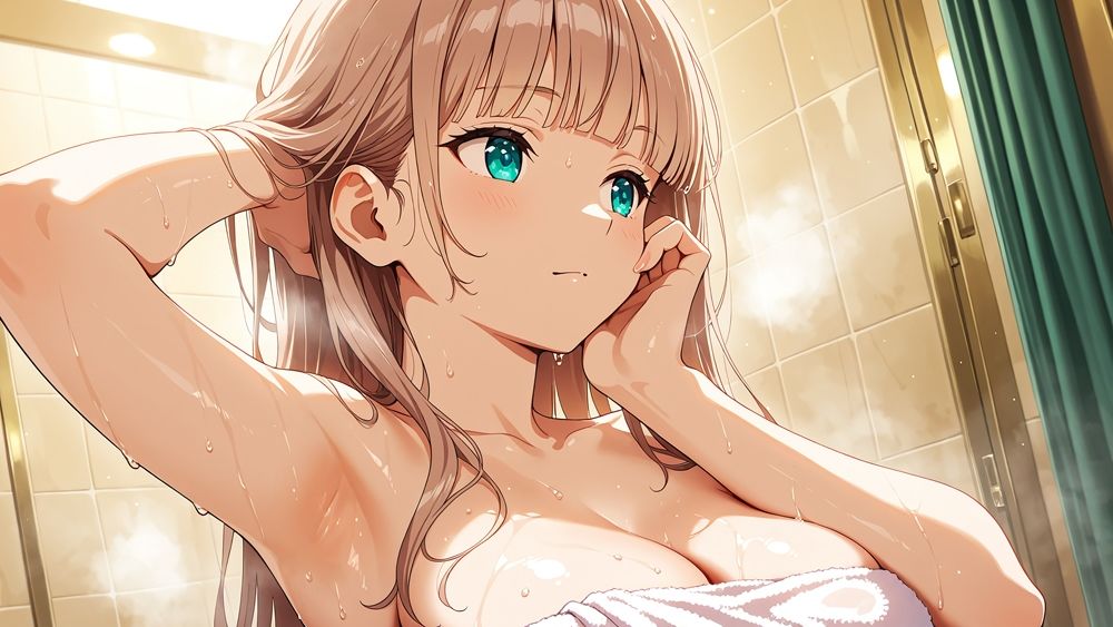 羞恥に震える清純爆乳アイドル！二人同時種付け飼育レッスン【4K】 - サンプル画像 8