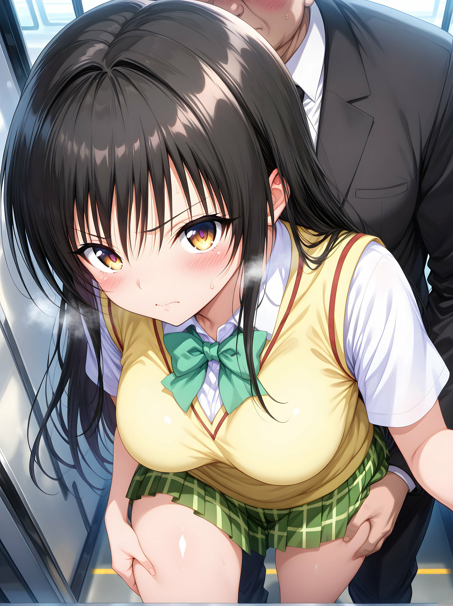 ユイが痴●おじさんに寝取られて孕むまで - サンプル画像 2