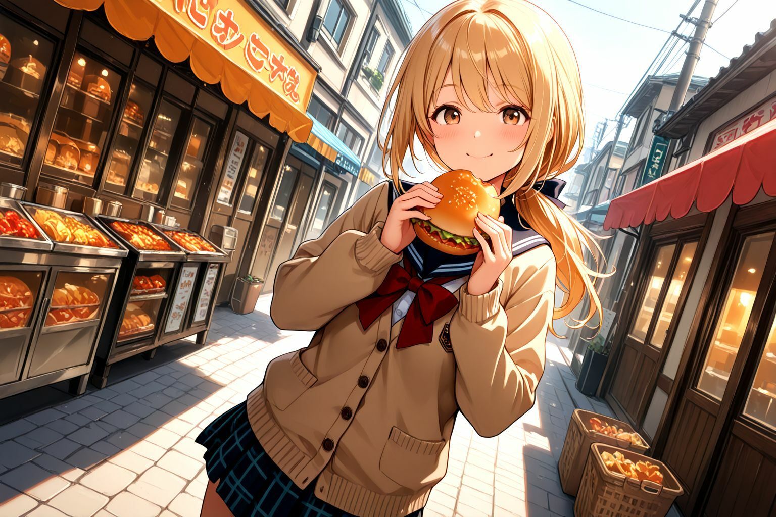 ブロンド学生美少女のえっちなパパ活記録 - サンプル画像 2