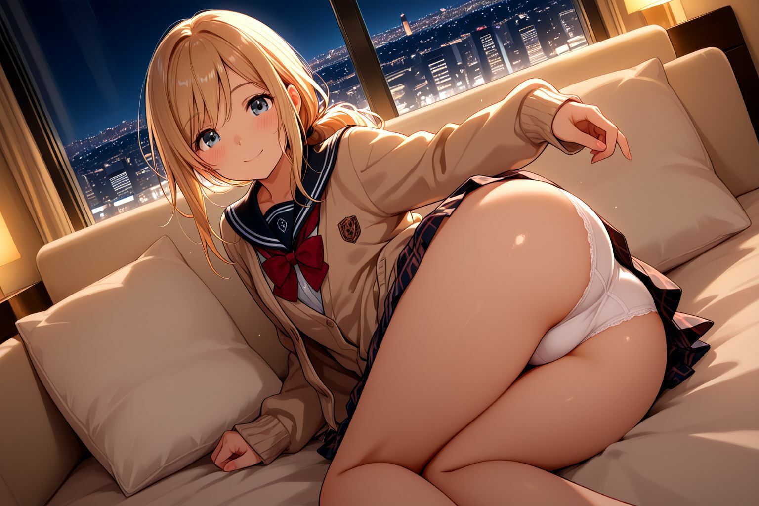 ブロンド学生美少女のえっちなパパ活記録 - サンプル画像 5