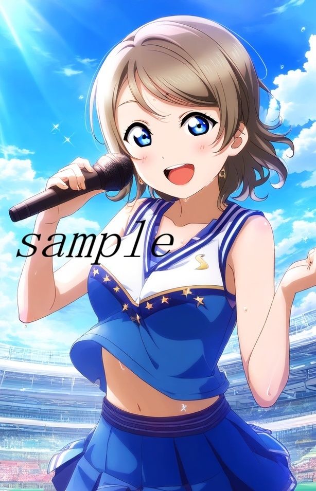 ラ〇ライブ！サ〇シャイン！！〜渡〇曜ちゃんCG集〜（乳首攻め、搾乳） - サンプル画像 1