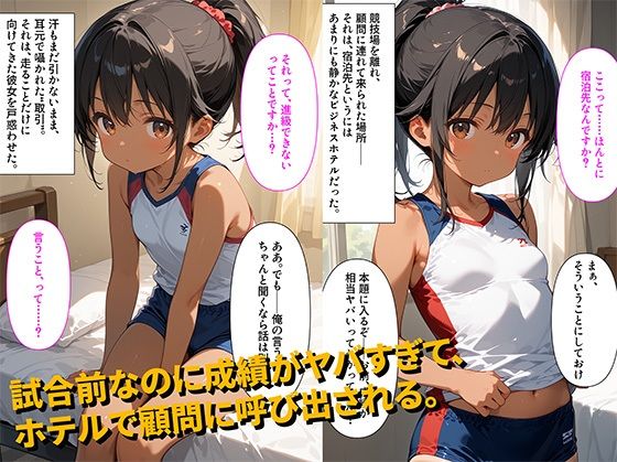 【500枚】試合前に勉強の成績が下がったエースを救ったのは顧問による特別指導でした【日焼け運動部少女と中年顧問の初体験セックス】【初体験】 - サンプル画像 2