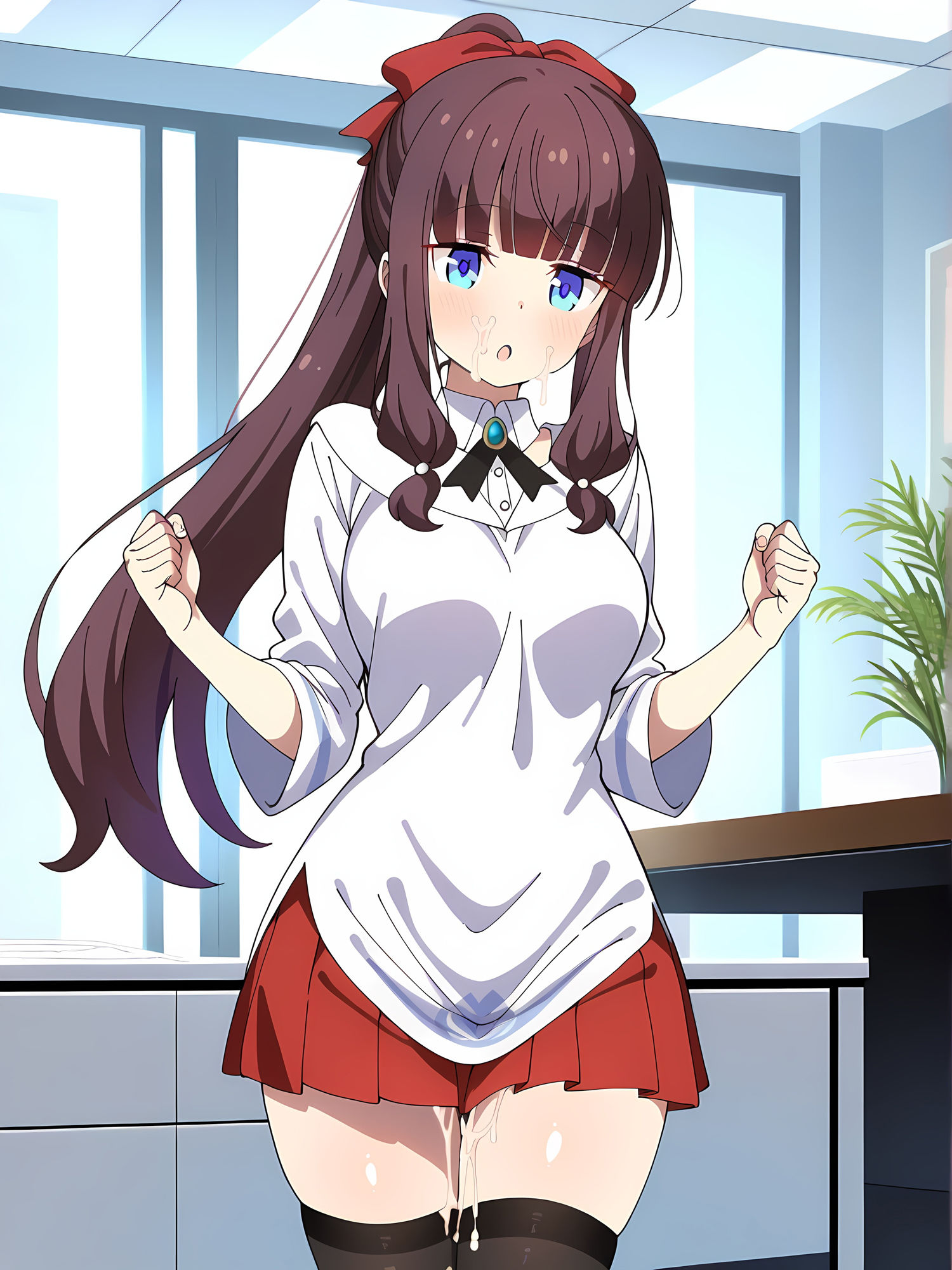 オフィスでヤりたい放題！！滝◯ひふみ - サンプル画像 10