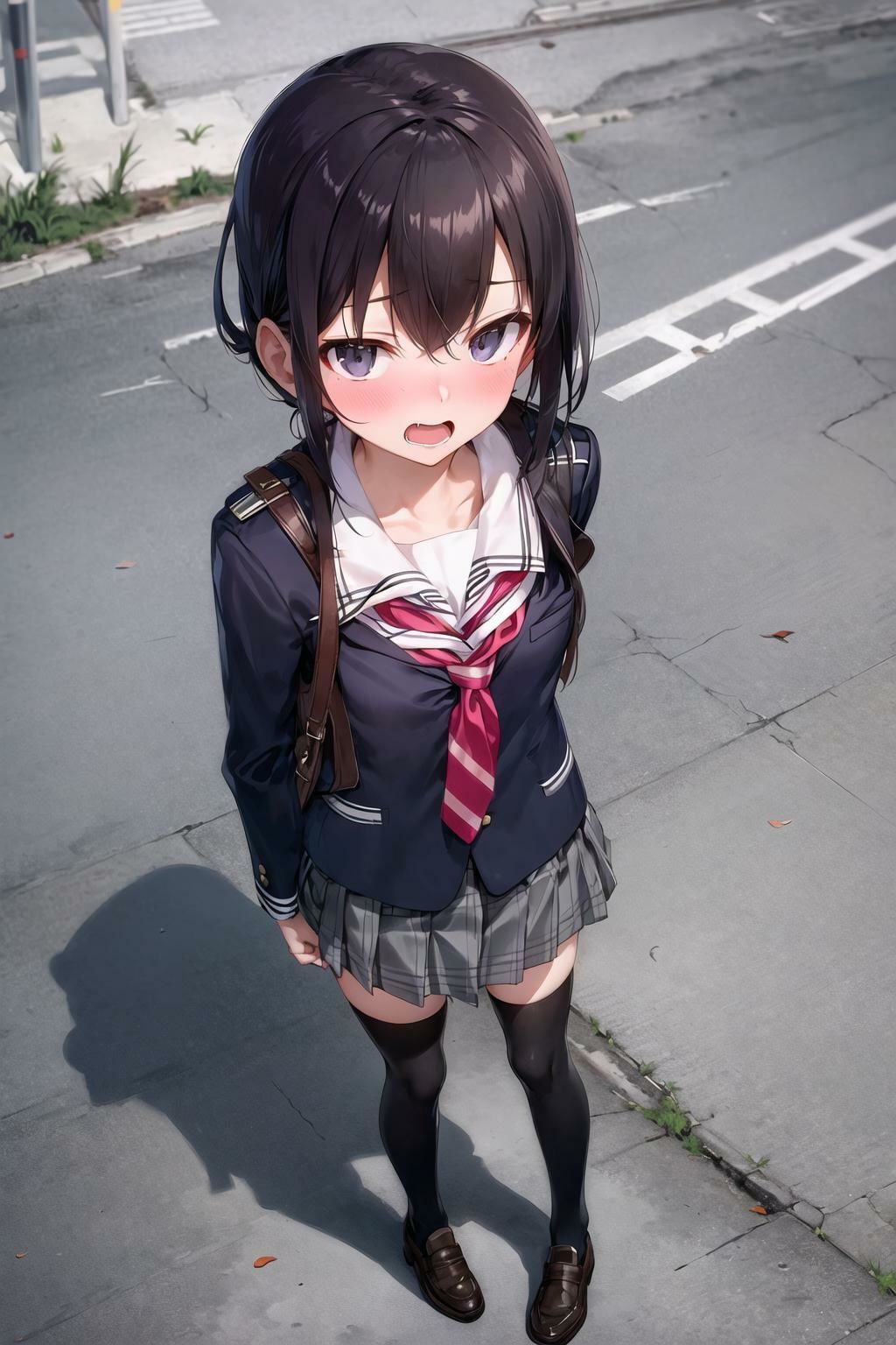 制服フェチ  朝の登校編 - サンプル画像 4