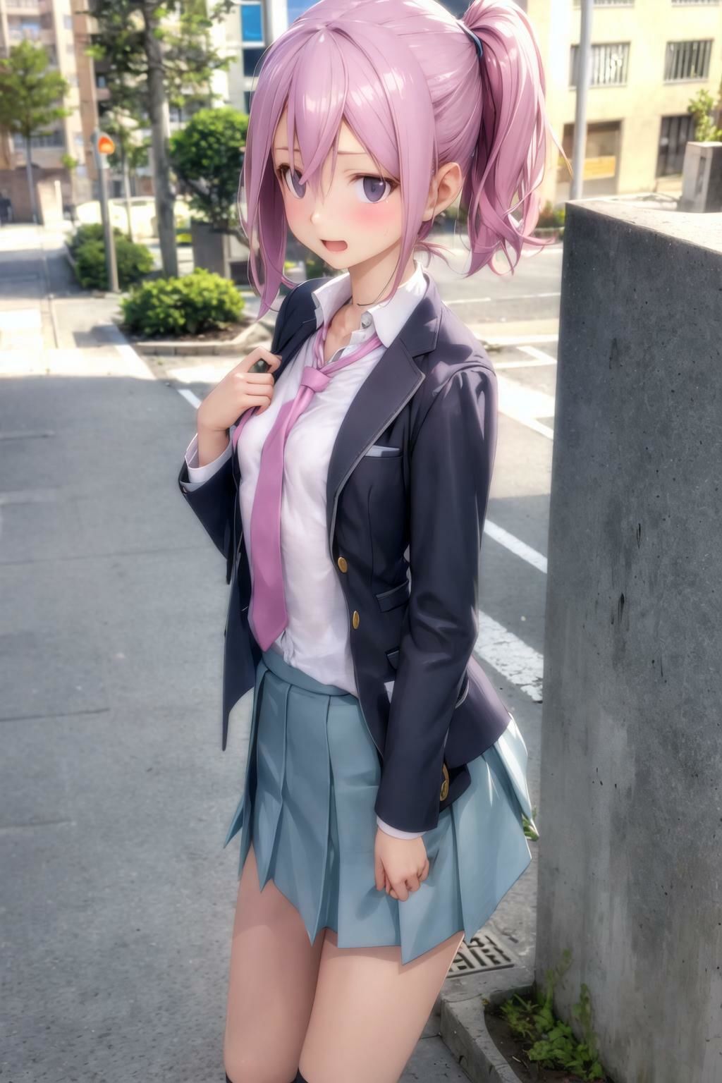 制服フェチ  朝の登校編 - サンプル画像 7