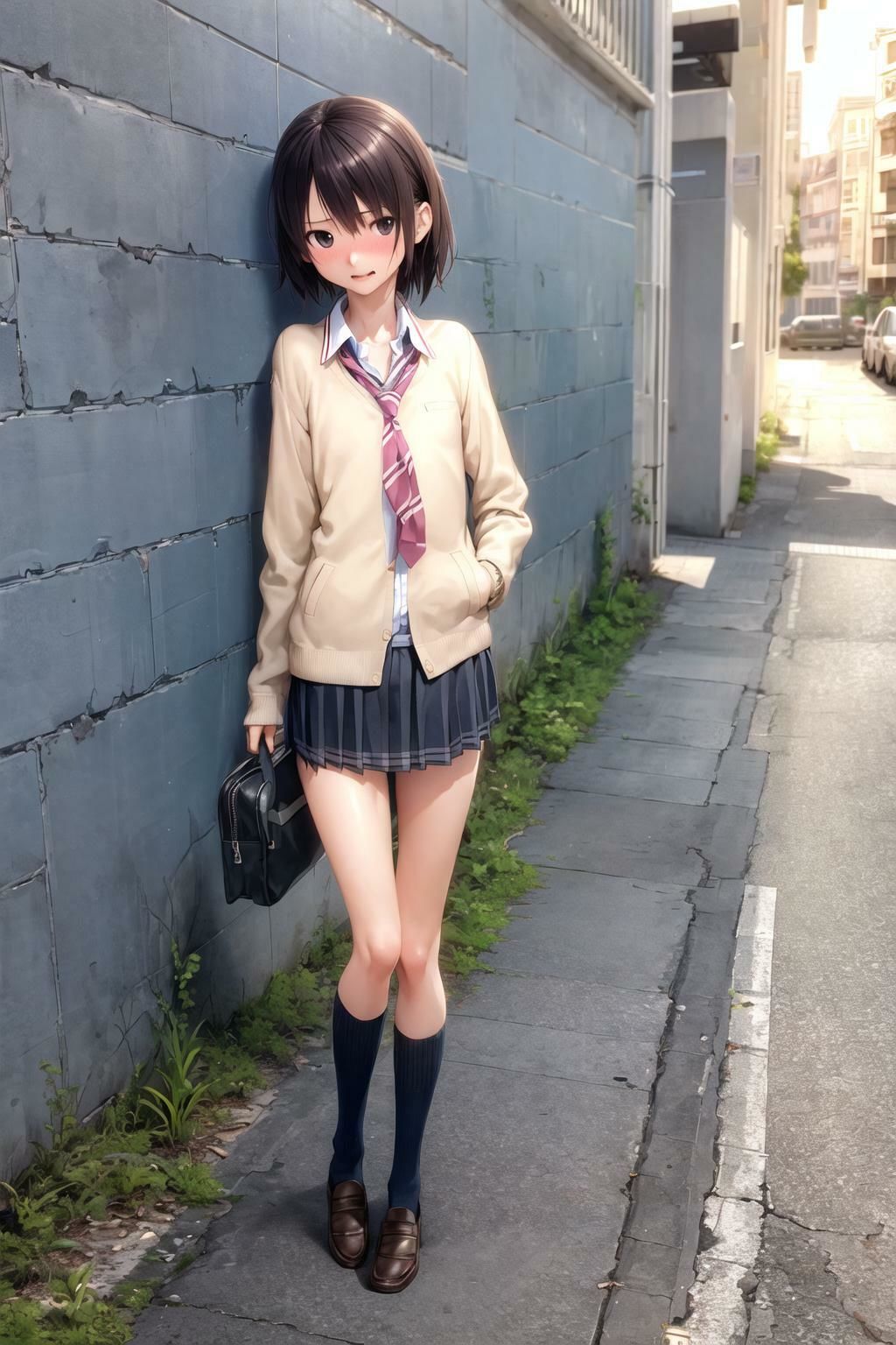 制服フェチ  朝の登校編 - サンプル画像 8