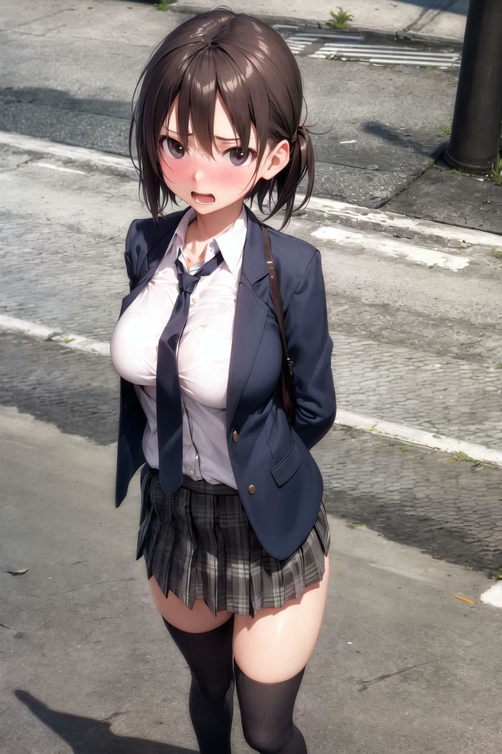 制服フェチ  朝の登校編 - サンプル画像 10