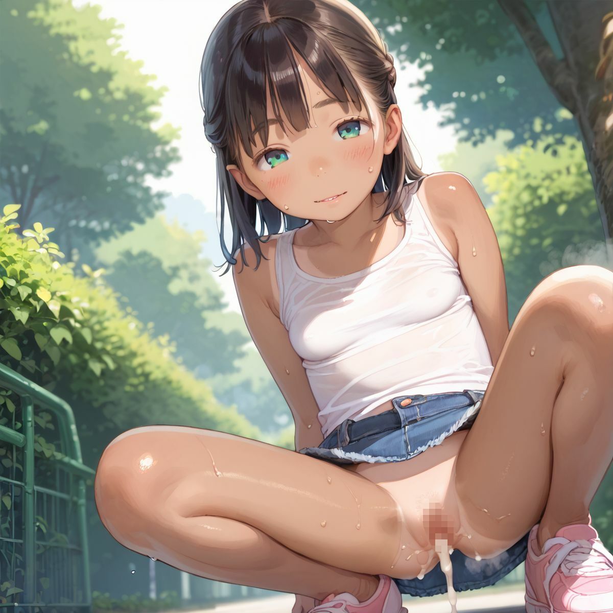 ちっぱい少女の日常〜田舎育ちのちっぱい日焼け娘と夏休みデート〜04 - サンプル画像 1