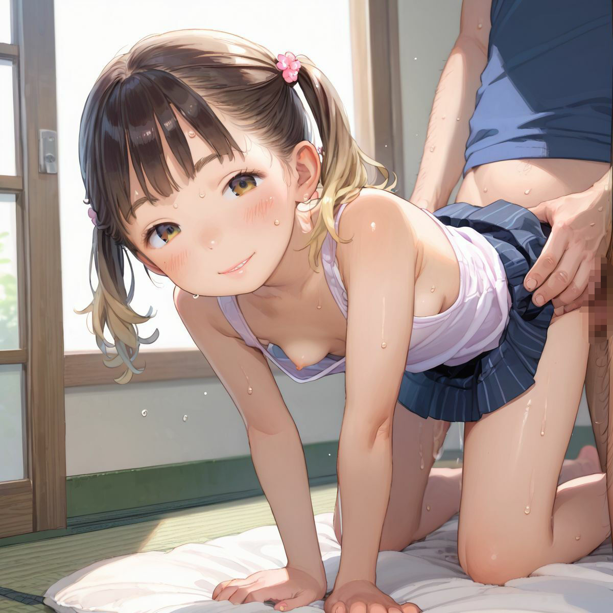 ちっぱい少女の日常〜田舎育ちのちっぱい日焼け娘と夏休みデート〜05 - サンプル画像 3