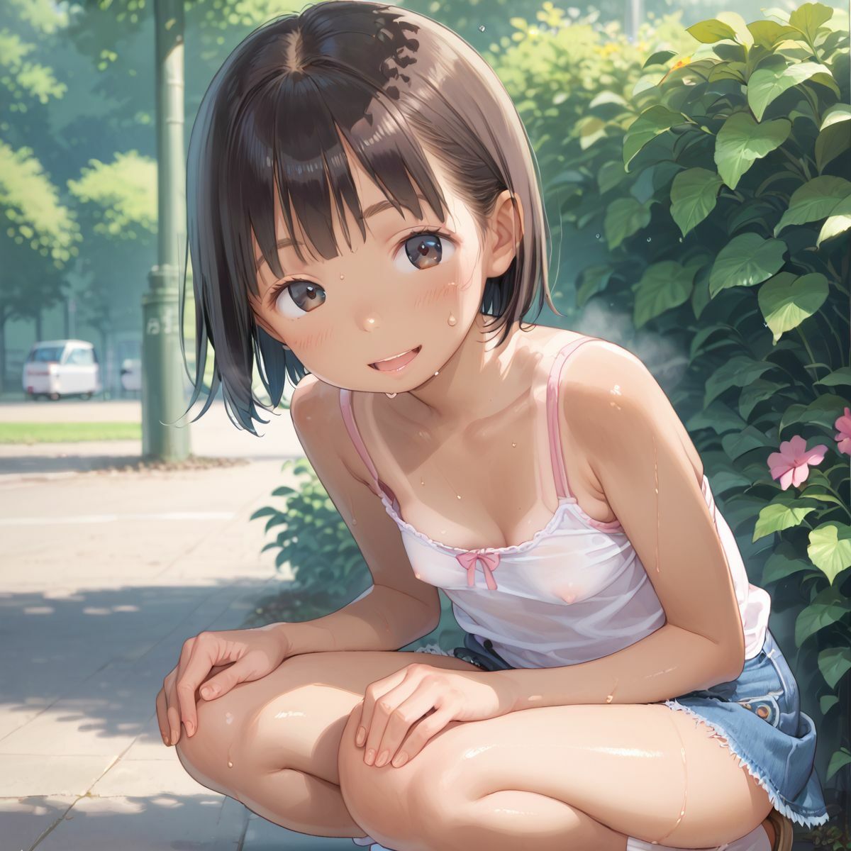 ちっぱい少女の日常〜田舎育ちのちっぱい日焼け娘と夏休みデート〜05 - サンプル画像 7