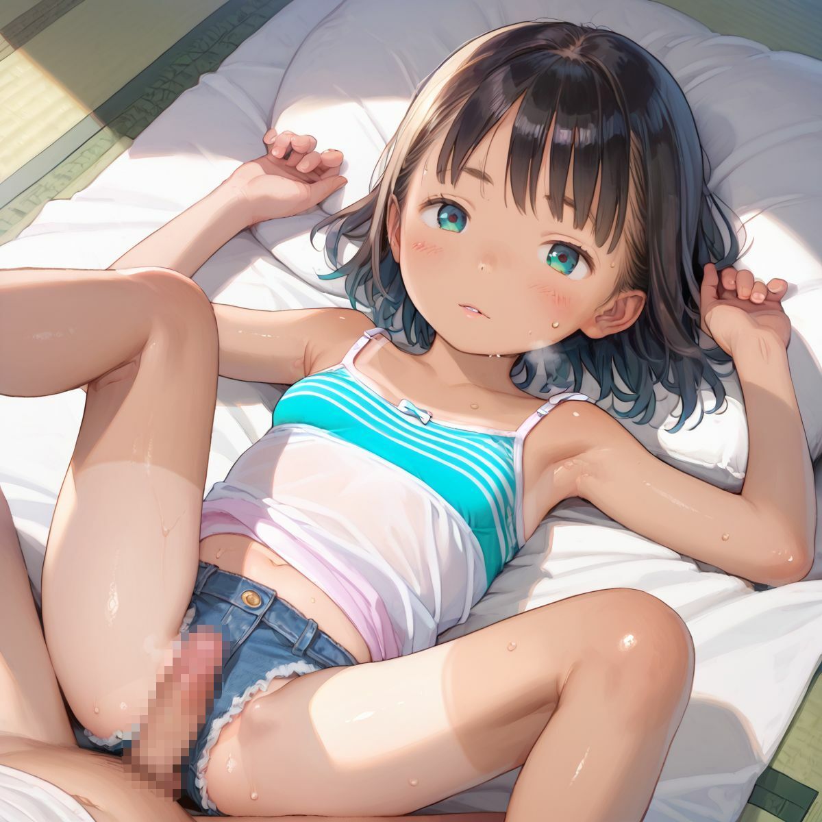 ちっぱい少女の日常〜田舎育ちのちっぱい日焼け娘と夏休みデート〜06 - サンプル画像 2