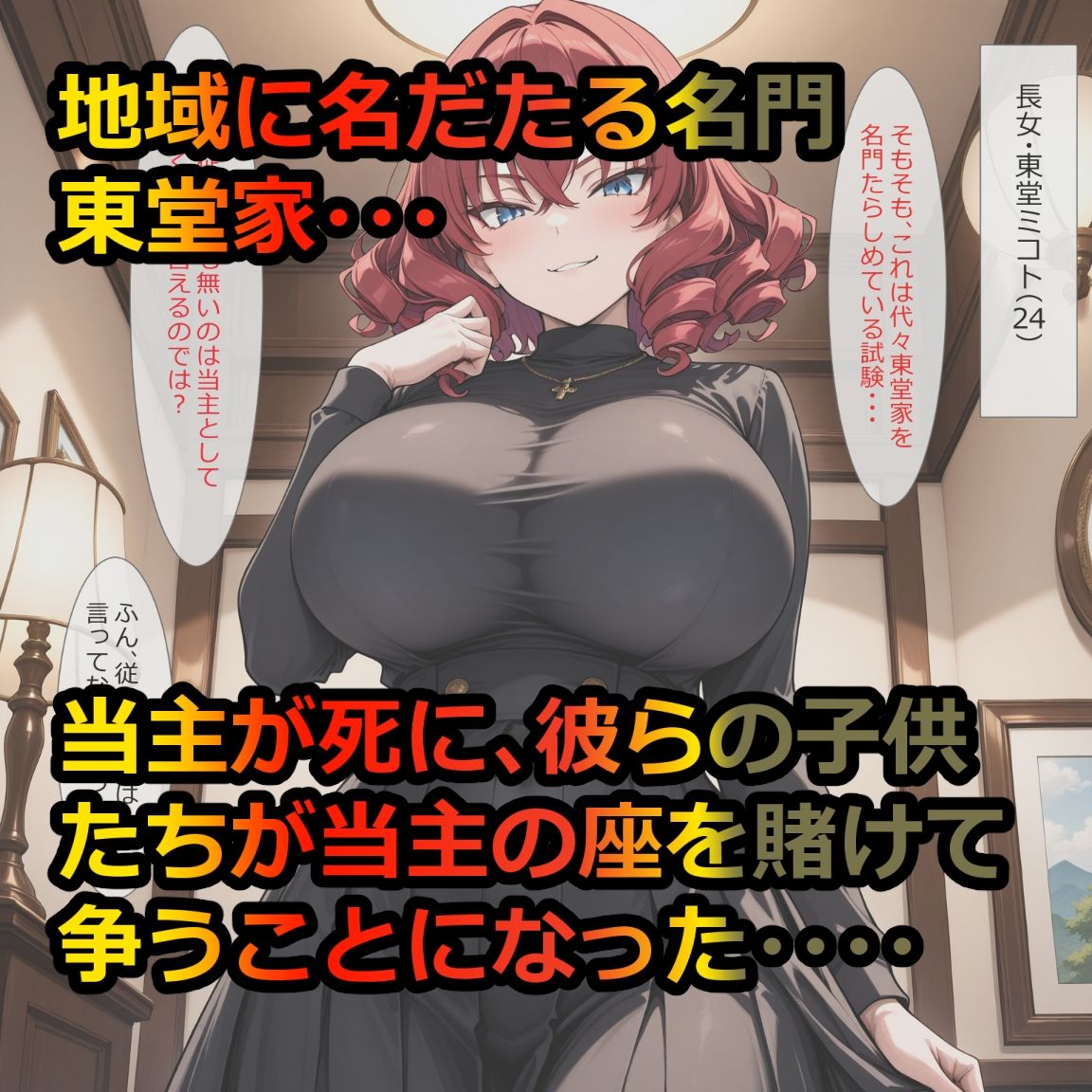 東堂家の当主争い - サンプル画像 1