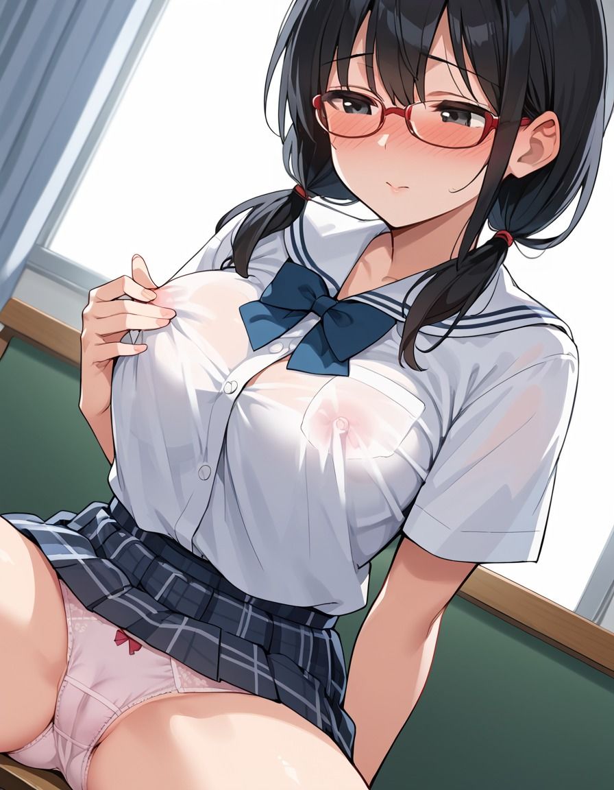 真面目そうな巨乳女子にオナホになりたいとせか？まれた - サンプル画像 1