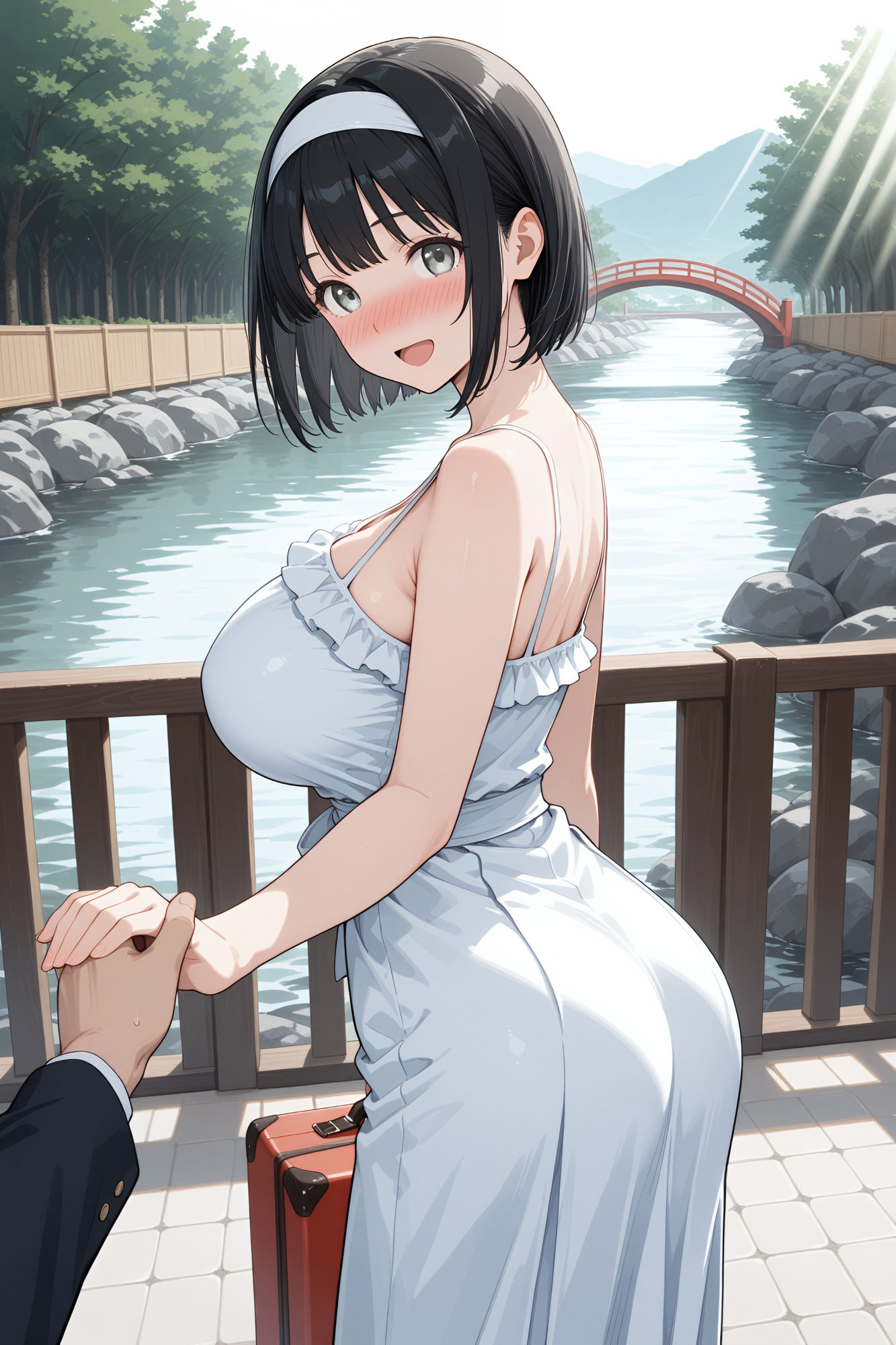 脱いだらすごい妹と温泉旅行に来たCG集 - サンプル画像 10