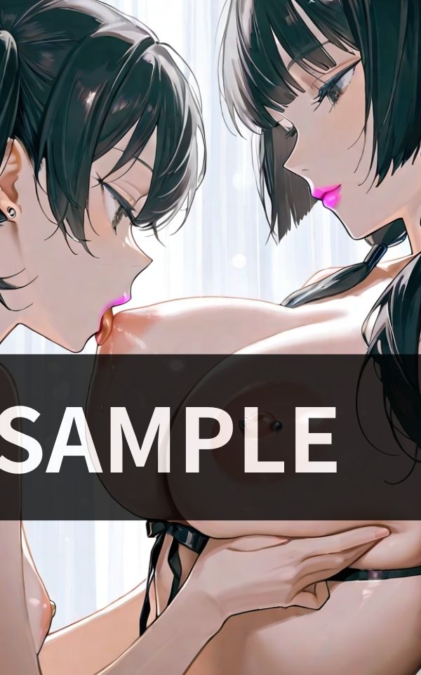女同士でおっぱいを舐めたり キスをしたり - サンプル画像 2
