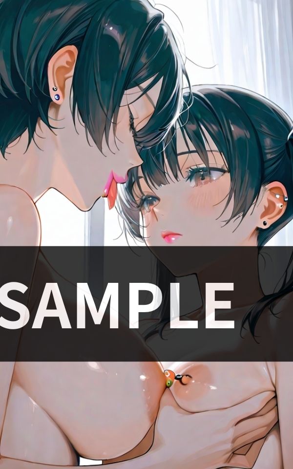 女同士でおっぱいを舐めたり キスをしたり - サンプル画像 5