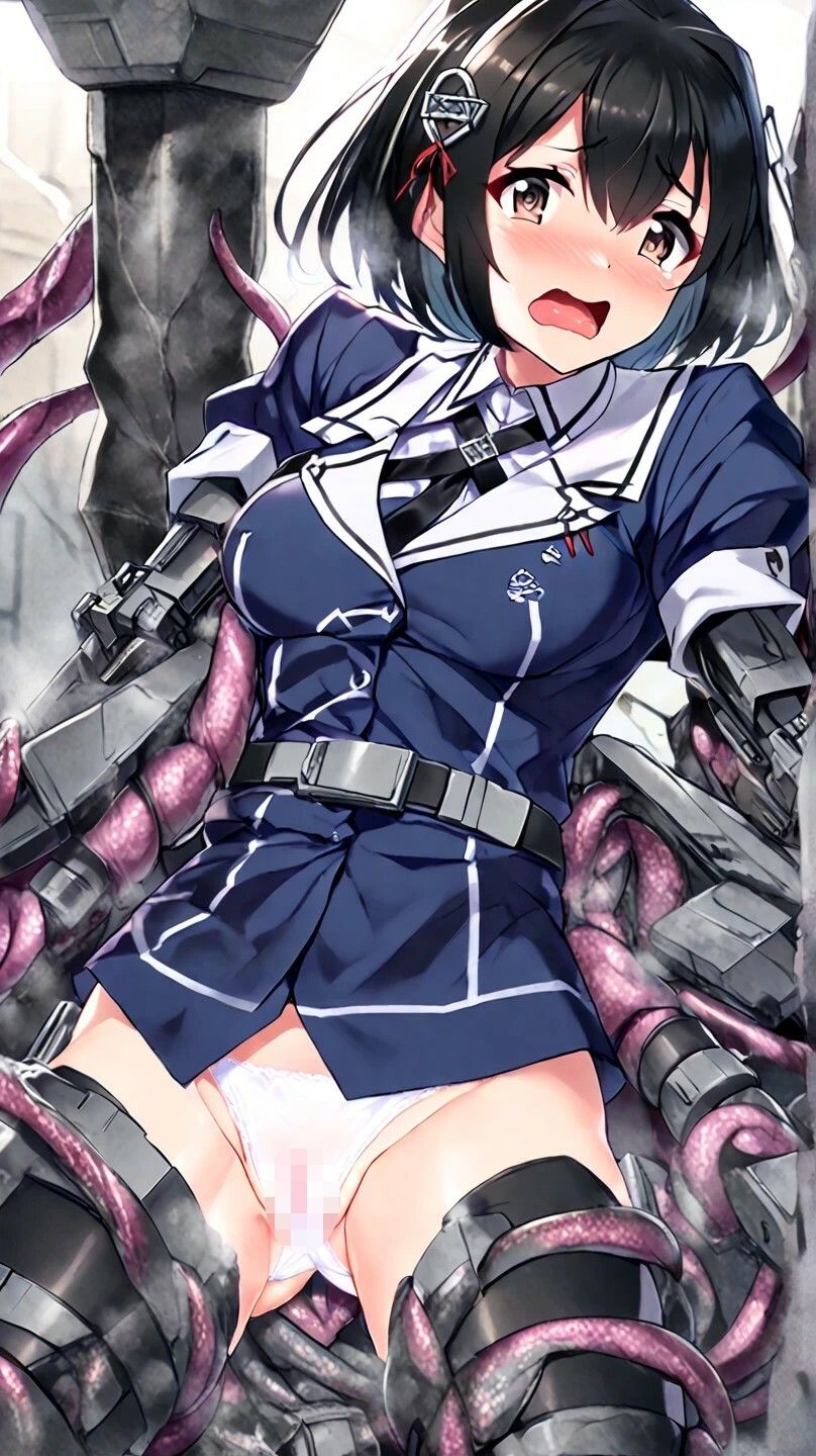 【艦〇れ】羽黒 触手に襲われる！ - サンプル画像 4