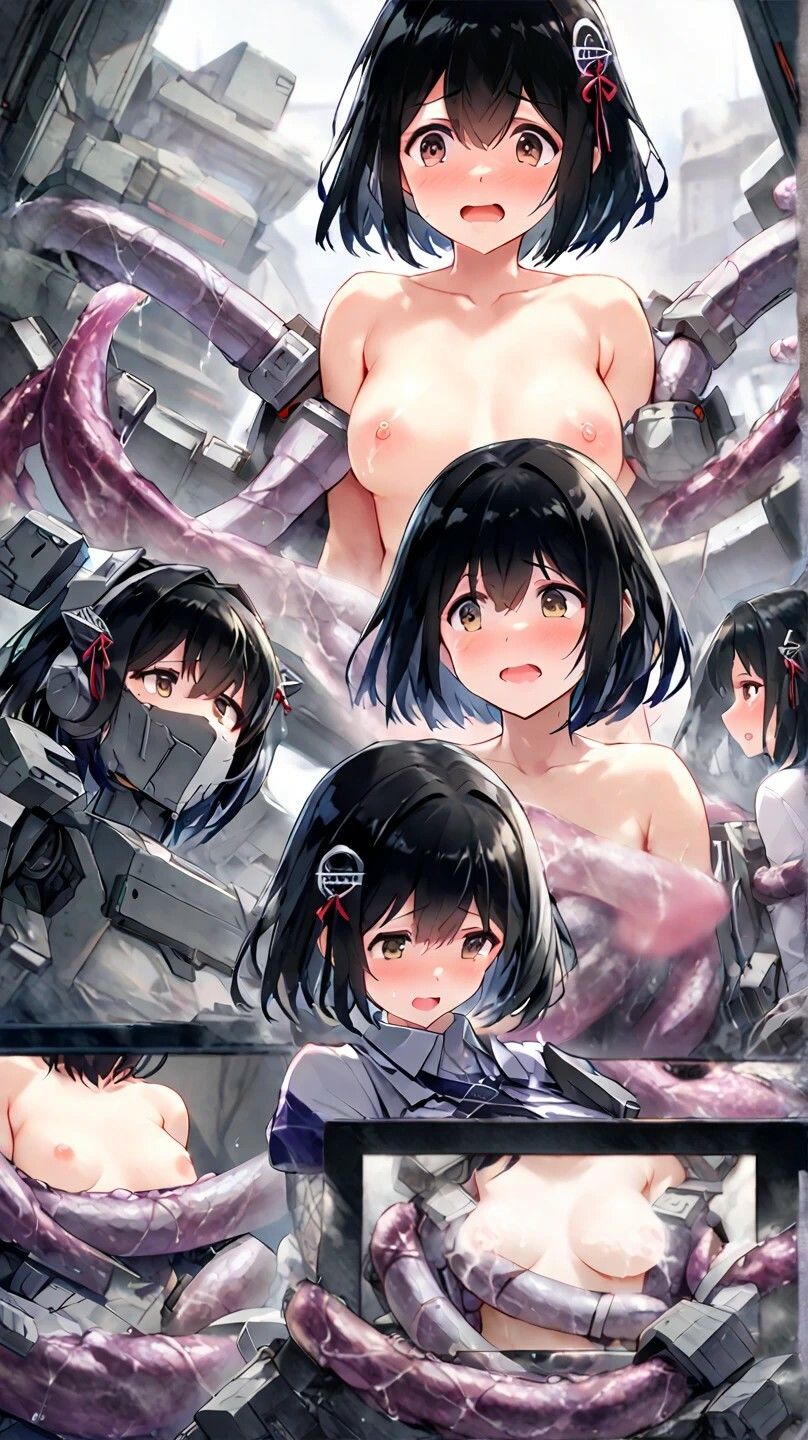 【艦〇れ】羽黒 触手に襲われる！ - サンプル画像 5