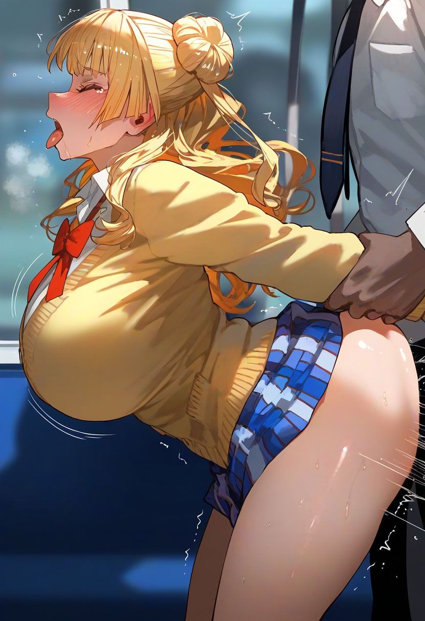 ギ×ル子 電車痴×CG集 - サンプル画像 2