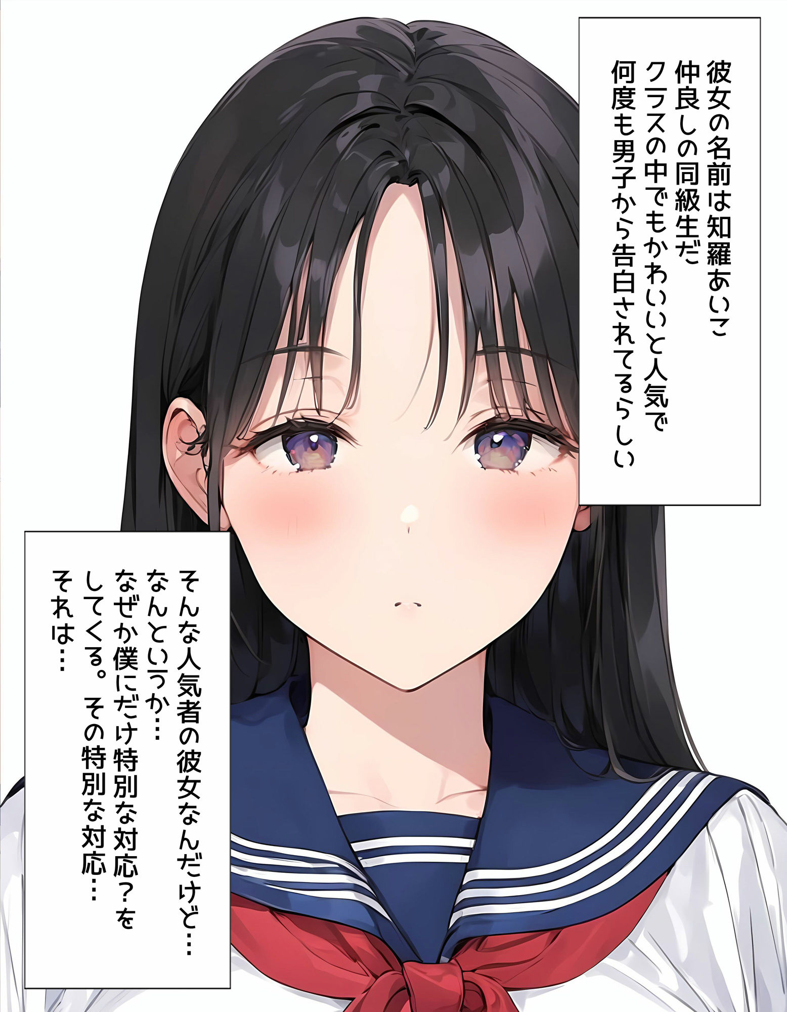 【僕のチラフレ】同じクラスメイト  知羅あいこさんの場合 - サンプル画像 1