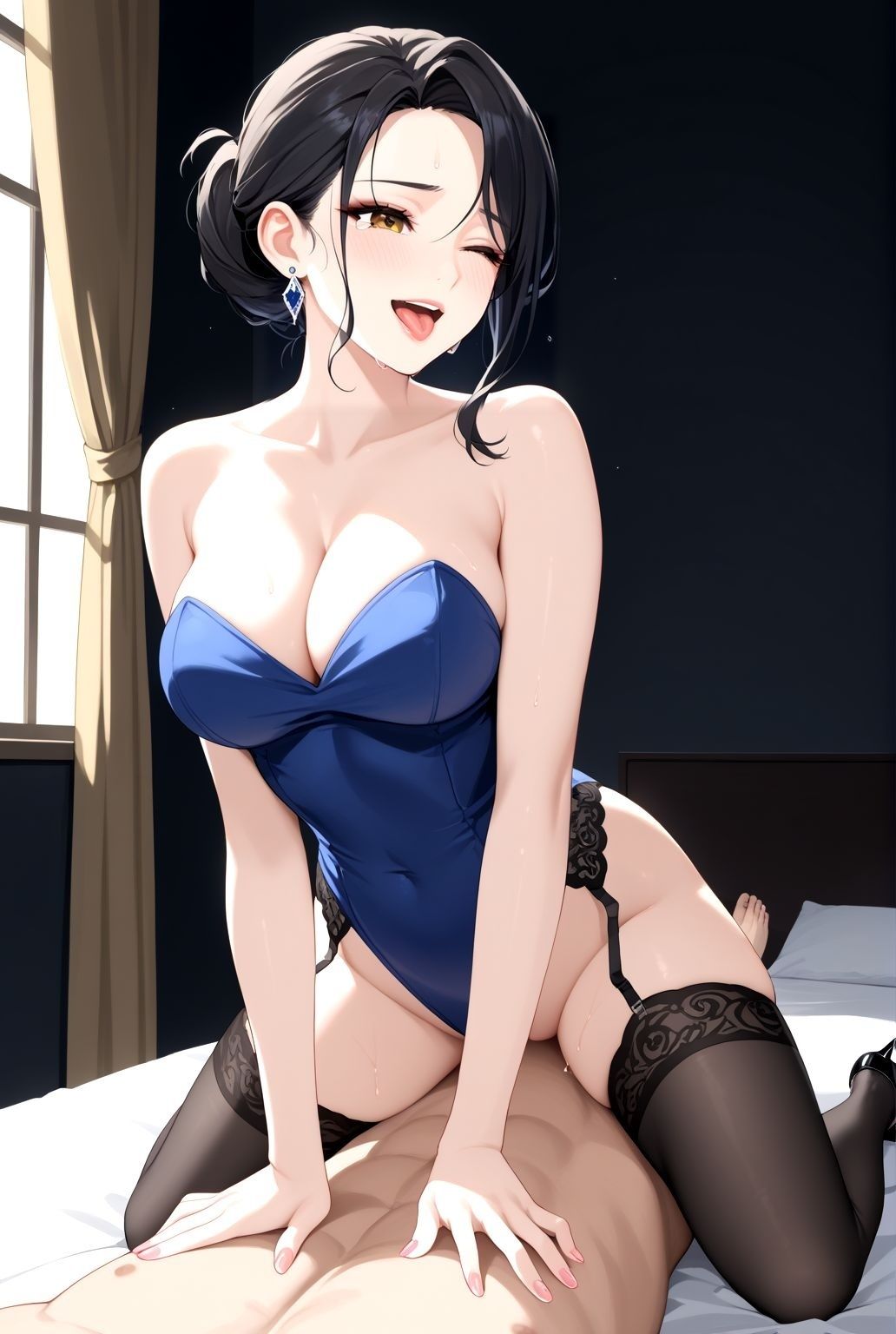 レオタードの誘惑〜艶めく熟女の視線に堕ちる夜〜 - サンプル画像 8