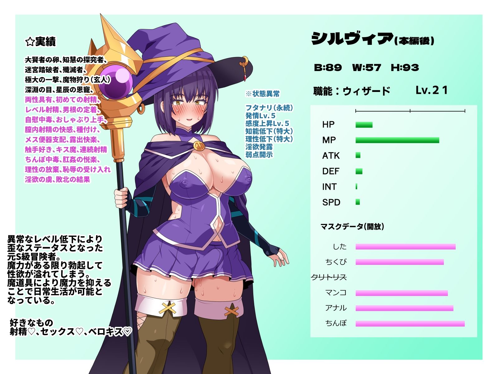 S級冒険者の無様な敗北〜おほ！生やされたフタ〇リチ〇ポから魔力射精ちゃう！〜 - サンプル画像 7