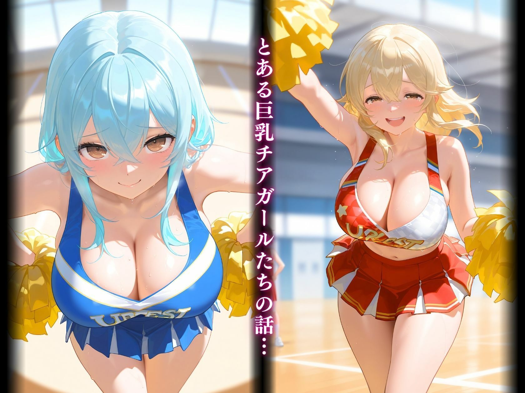 巨乳チア☆種付けカーニバル学園の華が堕ちる瞬間 - サンプル画像 1