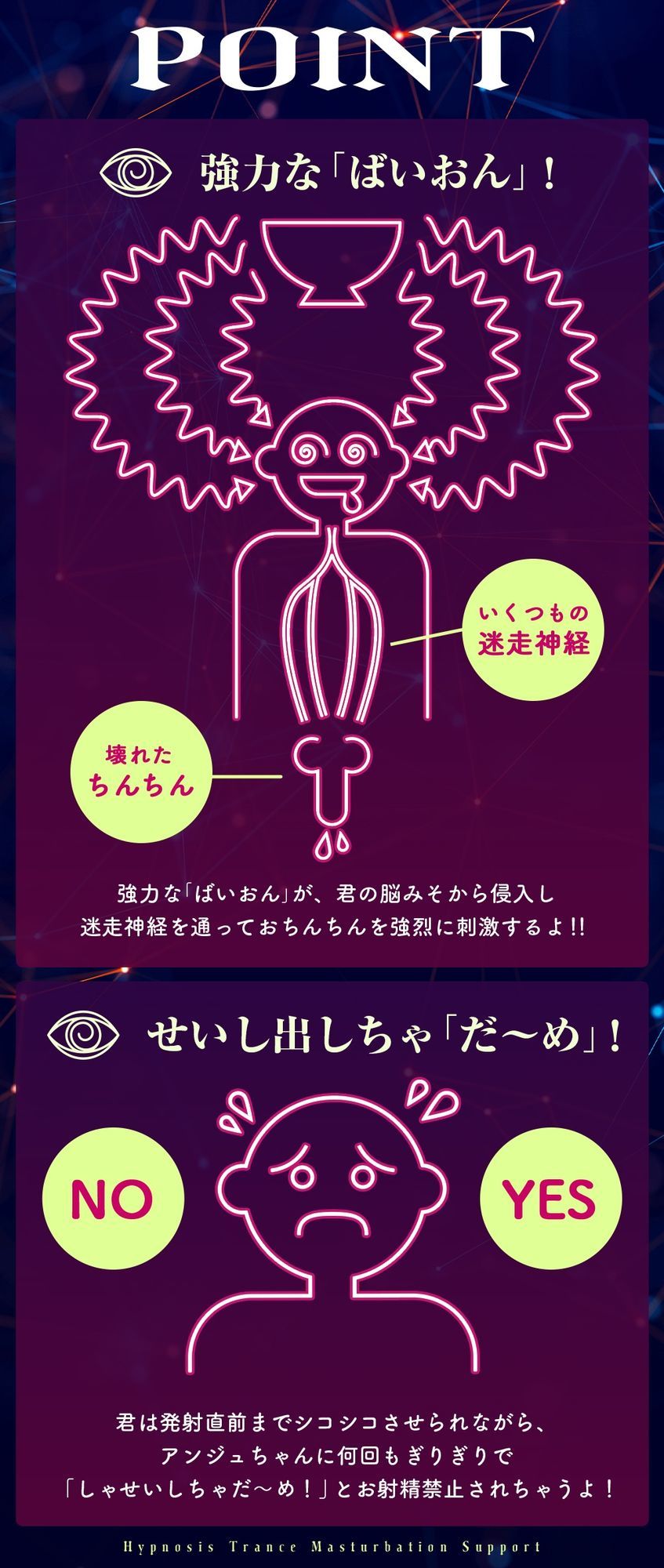 【魂が抜けるほどの気持ちよさ】催●トランス・オナニーさぽーと！！！〜映像と音声でアナタの脳と性欲を「バグ」らせる究極のトランスオナニー動画！！！！〜 - サンプル画像 3