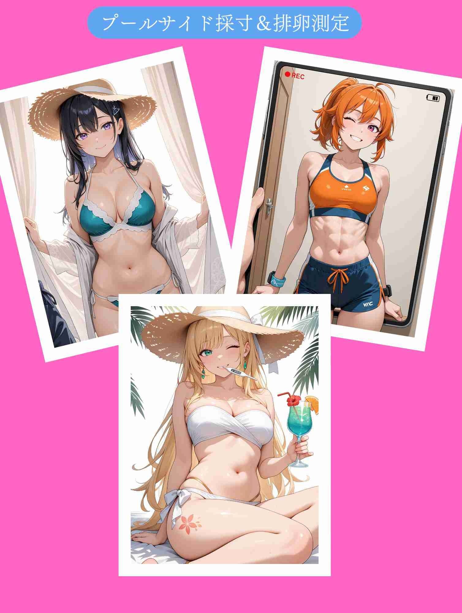 48時間受胎ツアー  南国ビラで三人まとめて孕ませ契約  もともと宣材写真撮影のはずなのに - サンプル画像 3