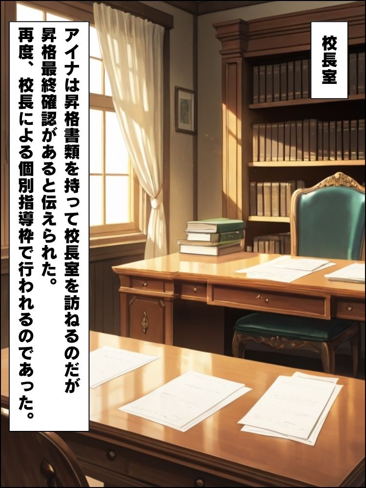 成績次第で昇格確定（はーと）校長のチンポで裏推薦枠を狙うムチムチ女子の話【セリフ付き】 - サンプル画像 6