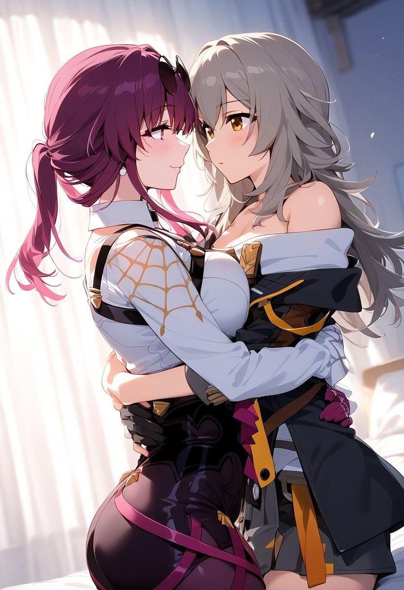 崩◯スターレ◯ル_星＆カ◯カ百合百合高解像度イラスト集 - サンプル画像 1